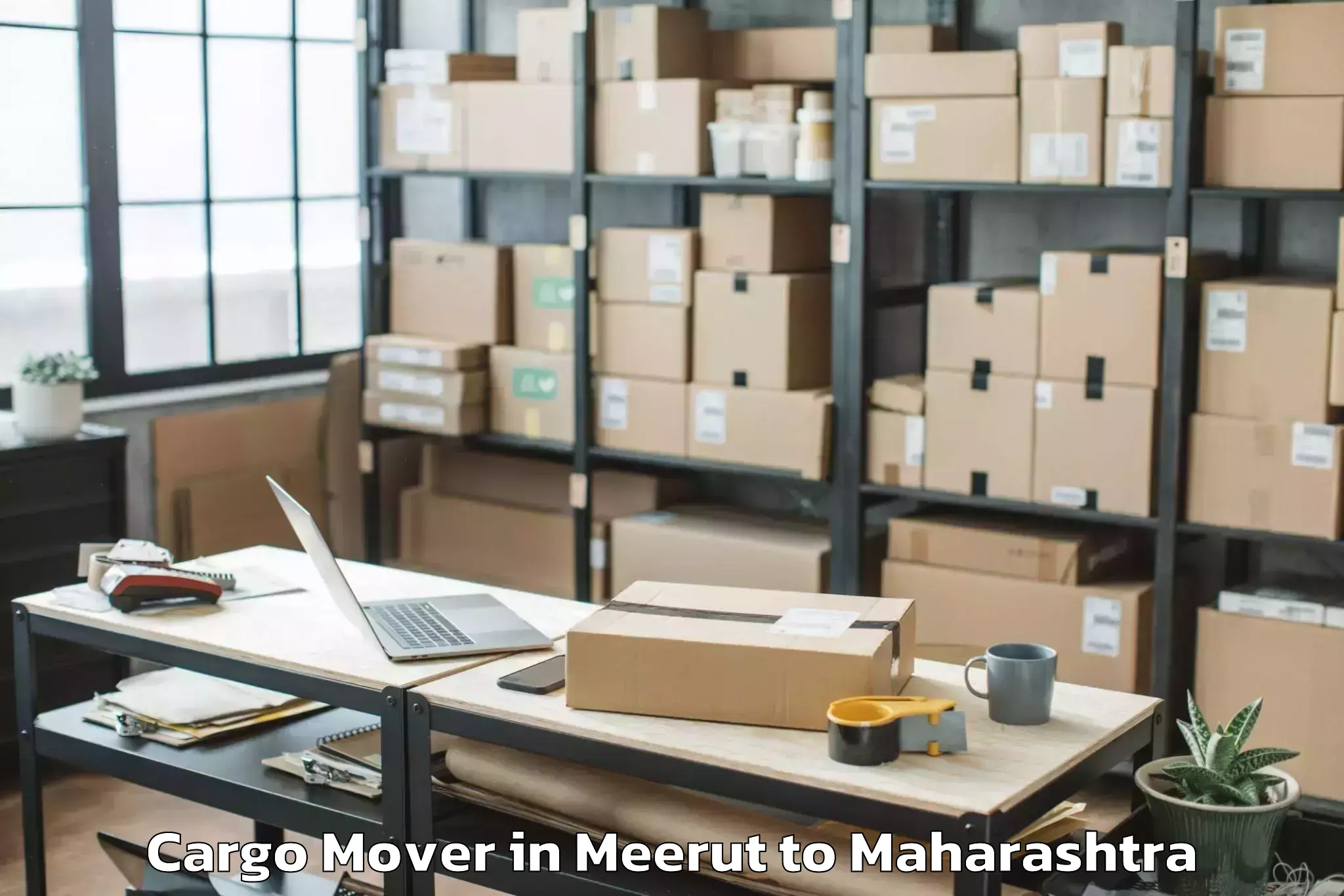 Leading Meerut to Pombhurna Cargo Mover Provider